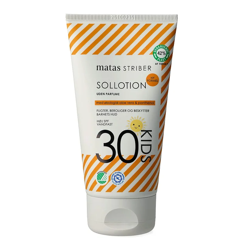 Matas Striber Kids Sollotion SPF 30 Uden Parfume 150 ml, Børn & Forældre, Skincare Til Børn, Solcreme Til Børn
