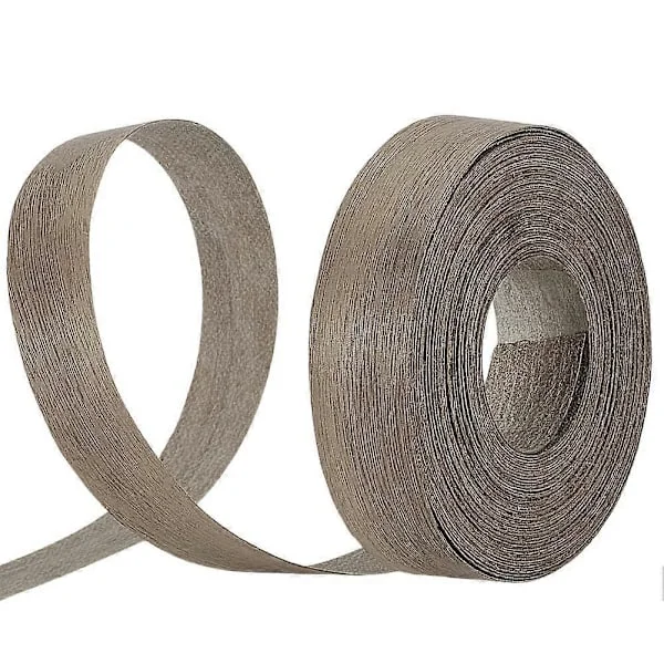 Valnøtt Kantlist 25 mm x 10 m Tre Finér Kantlist Finér Kantlist Forhåndslimt Stryk På Tre Finér Tape Rull Fleksibel Tre Finér Str[D]