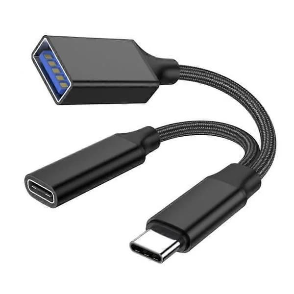 Pd10w Snabbladdande Usb Typ-c Till Usbc Otg Adapterkabel För Mobiltelefon Laptop [Db]