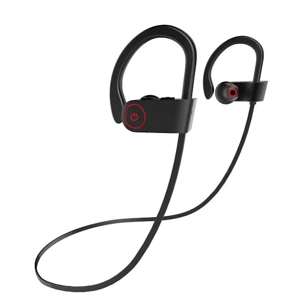 Sportshodetelefoner med ledning - Svettesikre hodetelefoner, In-Ear hodetelefoner for gymtrening, Kompatible med mobiltelefoner