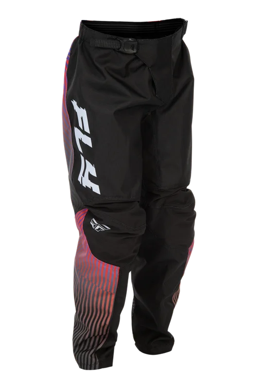 FLY Racing F-16 V26 Youth MX Trousers Black/Red/Purple 24