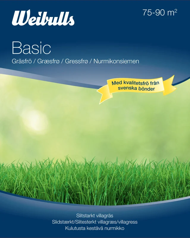 Weibulls Basic Nurmikkoseos 3 kg, Kasvatus