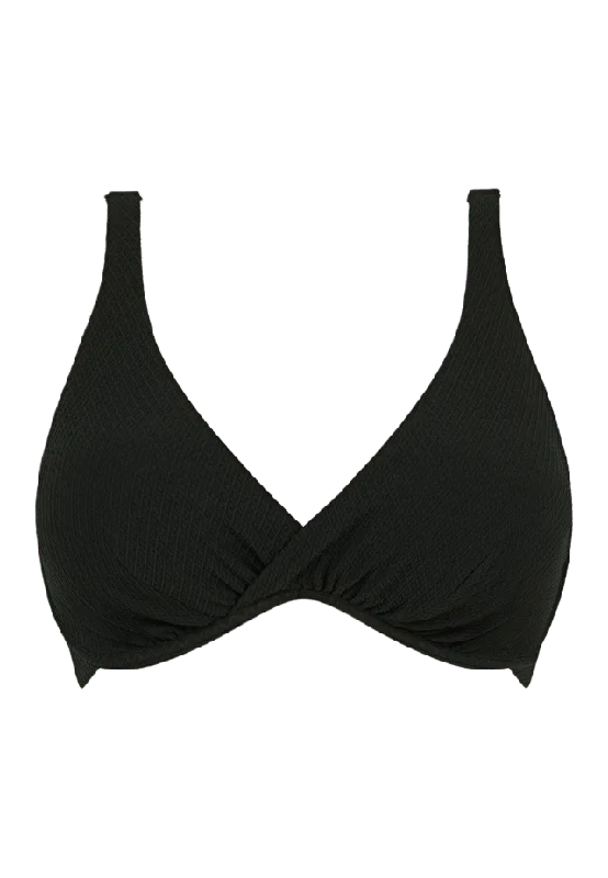 FEMILET Navarino Bikini Top Bikiniöverdelar Dam Svart D75