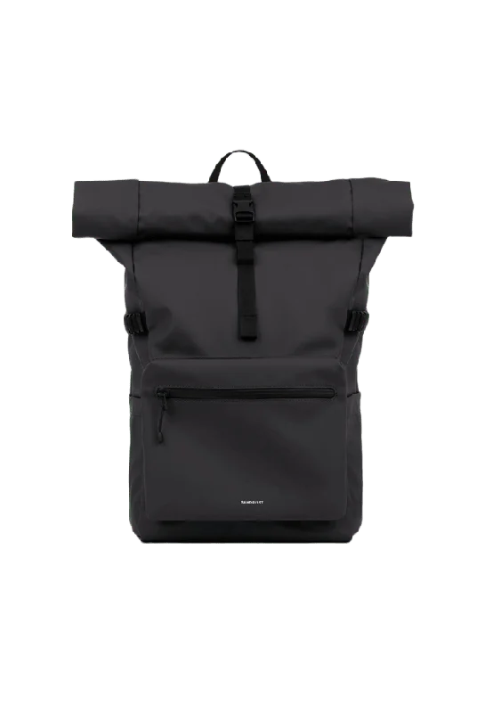 Sandqvist Stream Rolltop Backpack L Ryggsäckar Herr Svart ONESIZE