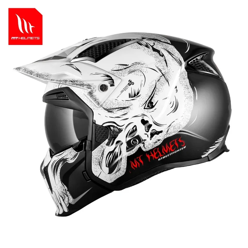 AliExpress - Helm Modular Motorrad MT Marke Helme Streetfighter M-XXXL Quick Release Doppel Visiere Glanz/Matt Motocross Wide Vision
