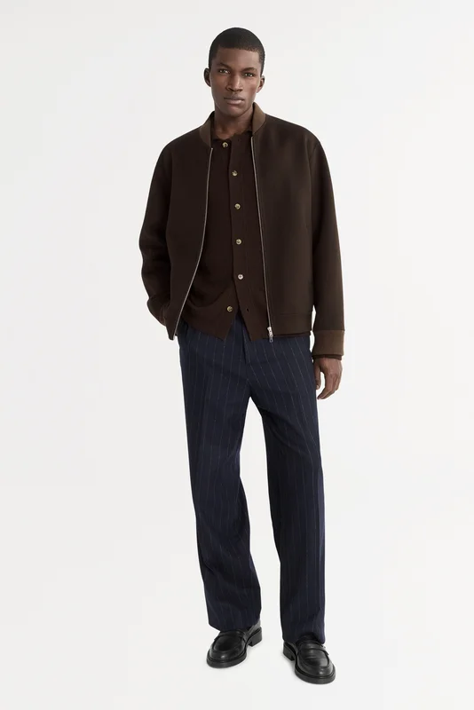 Soft Goat - Men's Bomber Jacket - Cashmere jacket - L - Mocha
