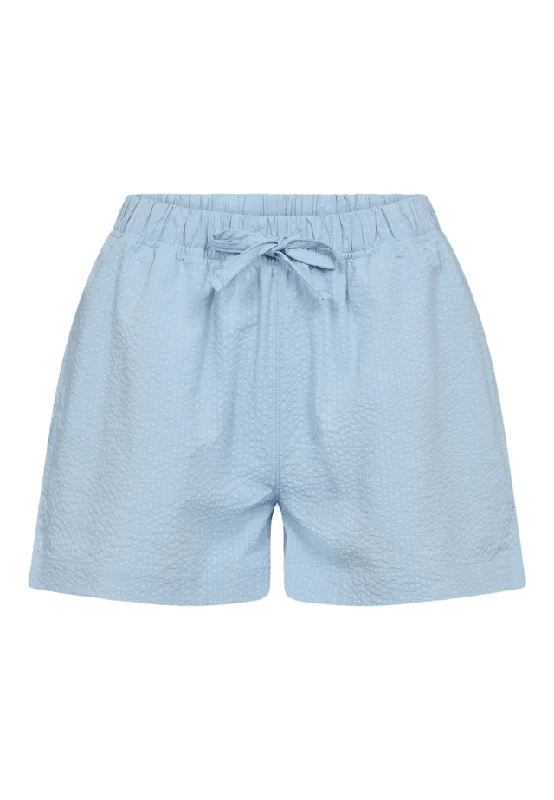 JBS of Denmark Bambu, "seersucker" Nattshorts, Ros Myskläder & loungewear Dam Blå XXL