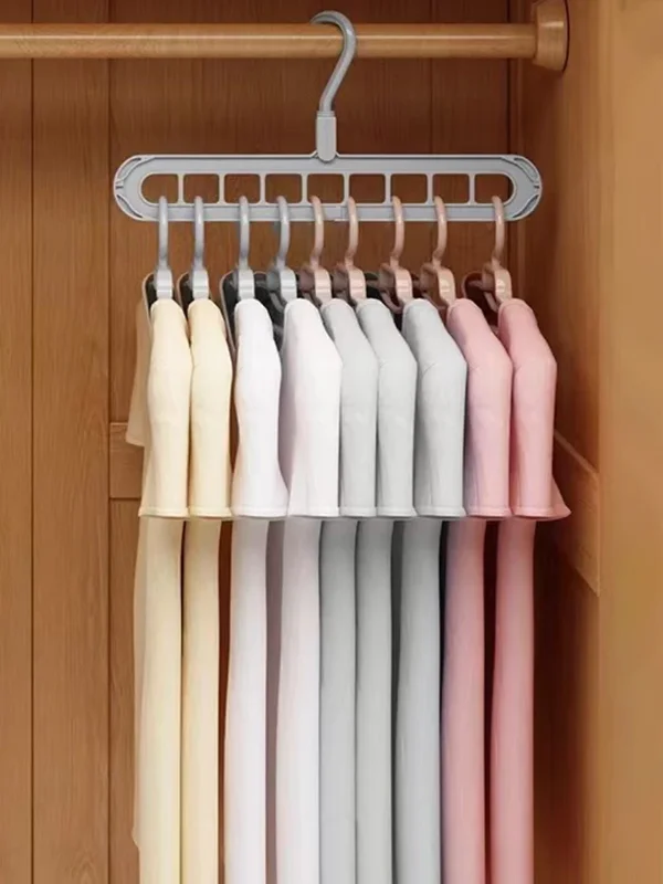 AliExpress - 3Pcs 9-loch Kleiderbügel Organizer Platzsparende Kleiderbügel Multi-funktion Klapp Magie Kleiderbügel Trocknen Racks Schal kleidung 