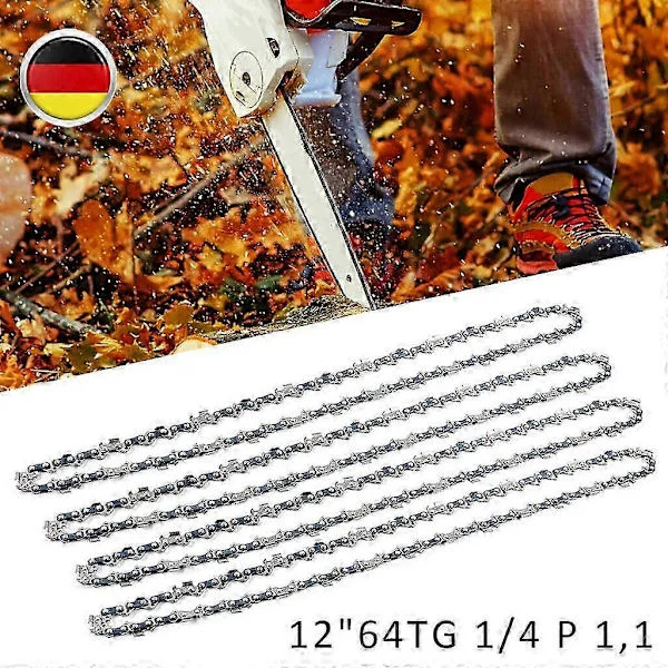 4 x Sågkedja 1/4 64DL 1,1mm passande Husqvarna Stihl MSA 120 140 160 193T