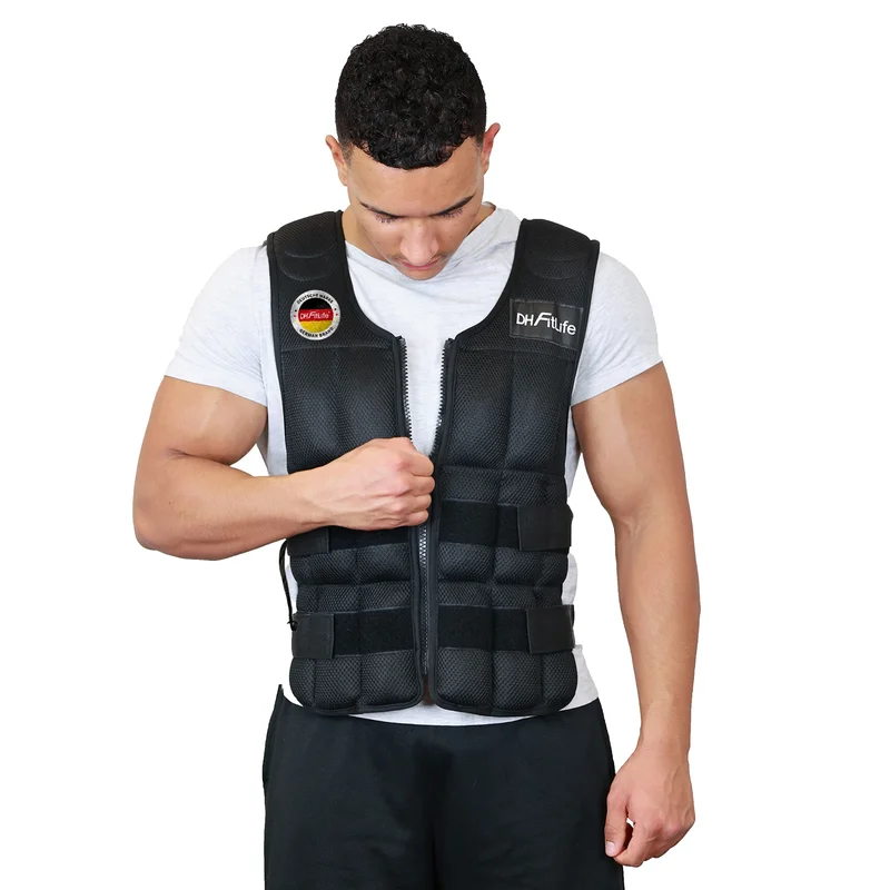 AliExpress - Verstellbare Gewichtsweste 10/20/30KG zum Muskelaufbau u. Krafttraining | Weighted Vest | Laufweste Damen Herren | Fitness Trainingsweste
