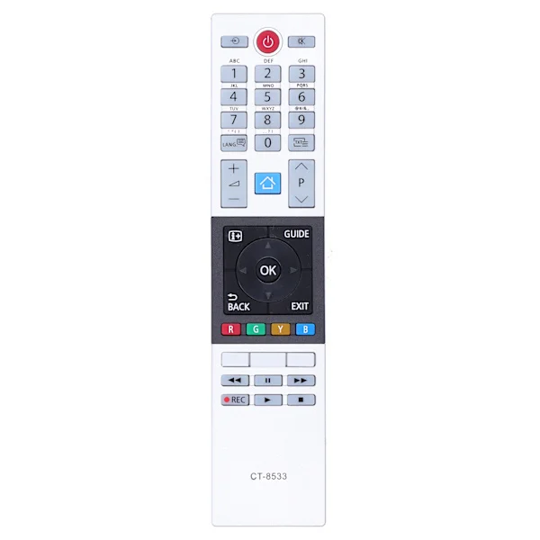 CT8533 TV Fjärrkontroll Ersättning för Toshiba LED HD TV
