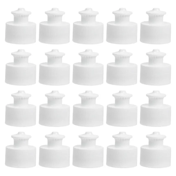 24 pcs Push Pull Replacement Caps Reusable Sports Bottle Lids Bottle Caps Water Bottle Lids