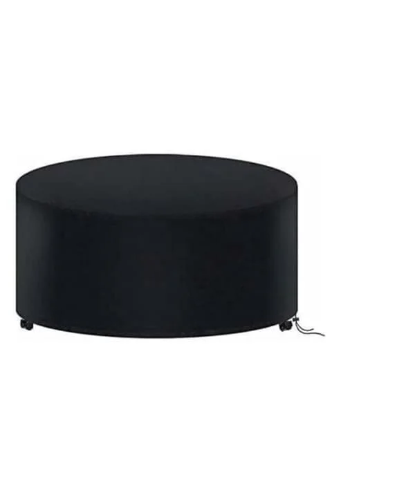 Pyöreä puutarhapöydän suojapeite 120 x 75 cm - vedenpitävä puutarhakalusteiden suojapeite - pyöreä suojapeite ulkopöydille 210D Oxford-kankaasta_yu(BT