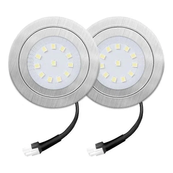 2-pack 1.5W Cooker Hood Lights, 12VDC Kitchen Fan Lights, Kitchen Lighting Replacement 20W Halogen Bulbs