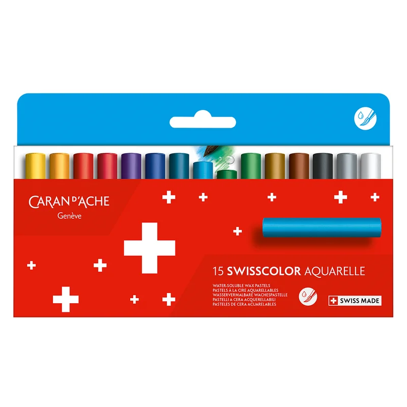 Caran d'Ache Swisscolor Aquarelle Pastelliliidut 15-sarja