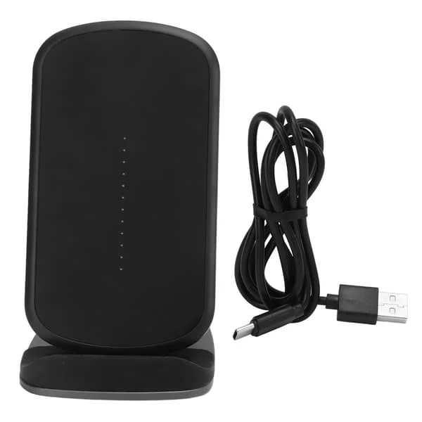 15W Wireless Charger Fast Charging Dock Safe Black Universal for iPhone 12 13