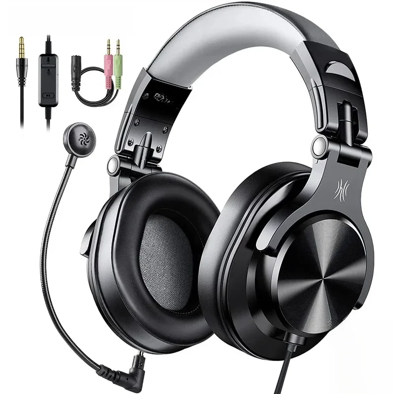 AliExpress - Oneodio-Casque de jeu filaire A71D, supra-auriculaire, audio haute résolution, poignées amovibles, microphone, PC, ordinateur, PS4, PS5, 