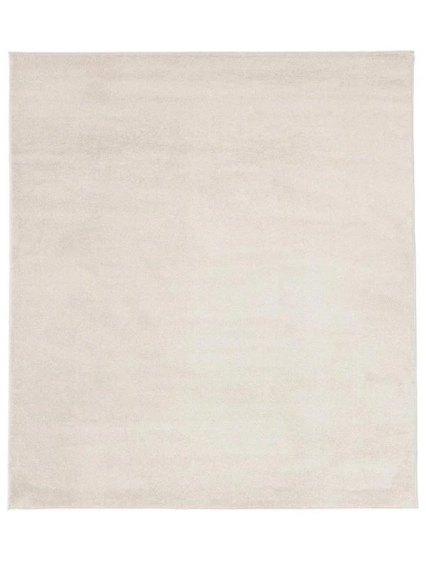 Plain (Single Colored) Large Memphis Rug - Cream White 240X300 Scandinavian Style