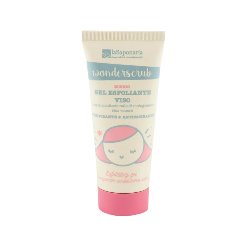 LA SAPONARIA Costituzionale Viso Gel esfoliante viso Wonderscrub 100ml - Esfoliante viso