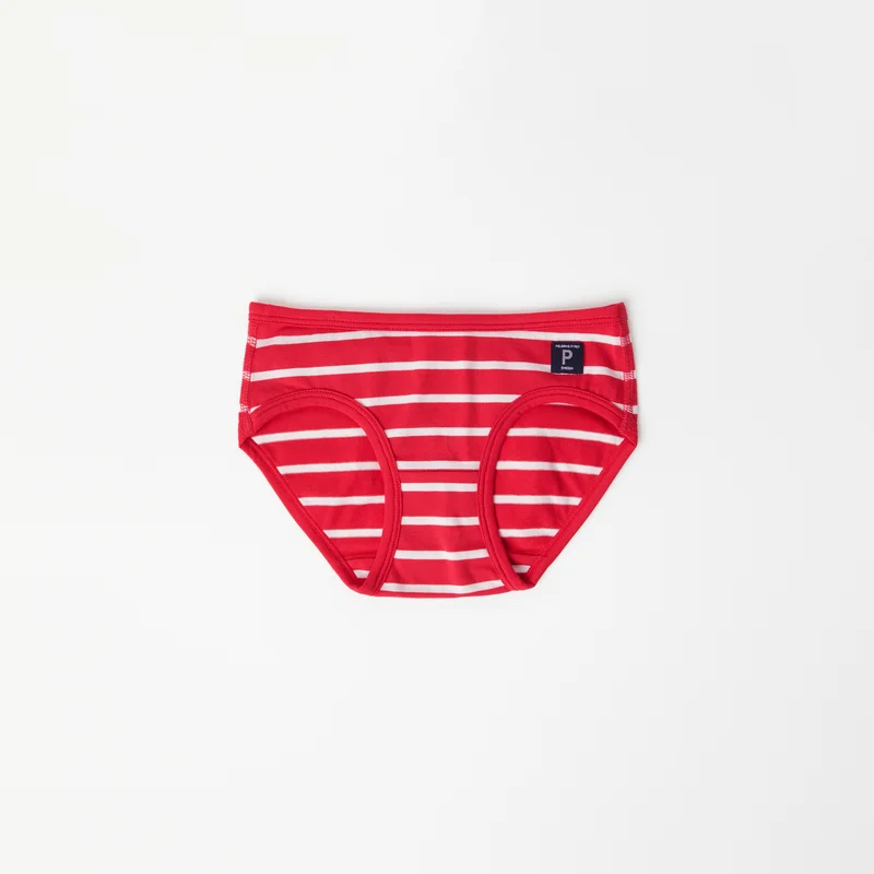 Polarn O. Pyret - Striped brief - 86 - 92 - Childrenswear - red