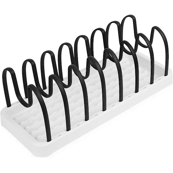 Pot and Pan Organizer for Cabinet, Baking Sheet Storage Rack, Pot Lid Holder for Pots and Pans, Cutting Board Holder, Pan Organizer