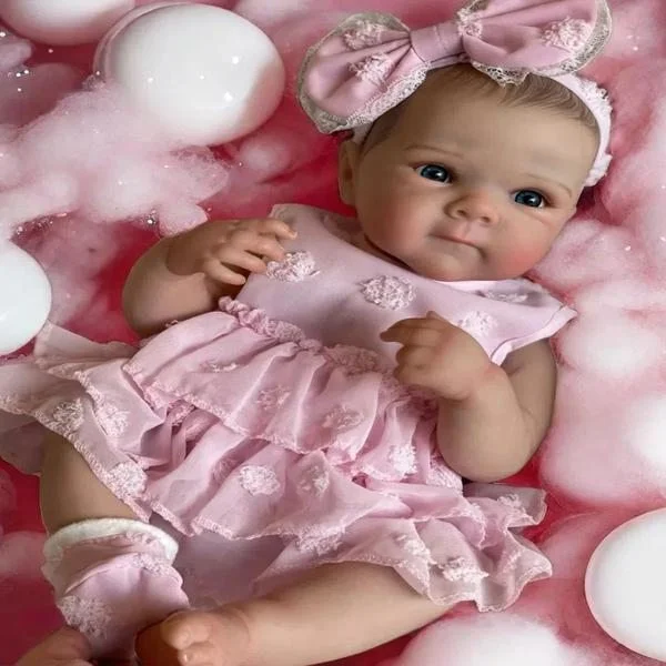 18 Tum Flickor Bettie Helt Silikon Vinyl Bebe Reborn Verklighetstrogen Målad Mjuk Hud Docka[qb]