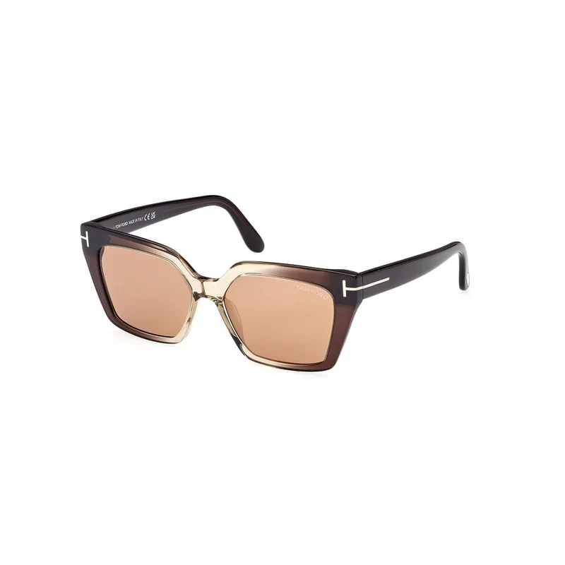 Tom Ford -Aurinkolasit - Brown Rectangular - Tom Ford FT1030 47J 53