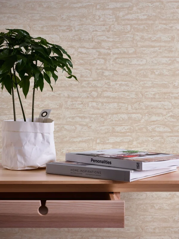 Living Walls Tapet, Best of Wood ́n Stone III T0272 , L, Beige, Färg & tapeter