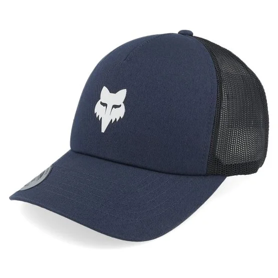 Fox - Blau trucker Cap - Fox Head Hat Midnight/Black Trucker @ Hatstore