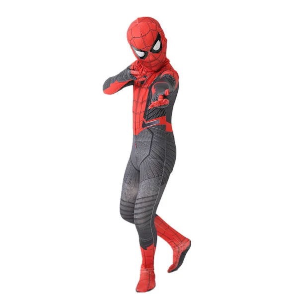 Mub- Röd Svart Spiderman Kostym Spider Man Dräkt Spider-man Kostymer Barn Barn Spider-Man Cosplay Kläder halloween kostym A 130