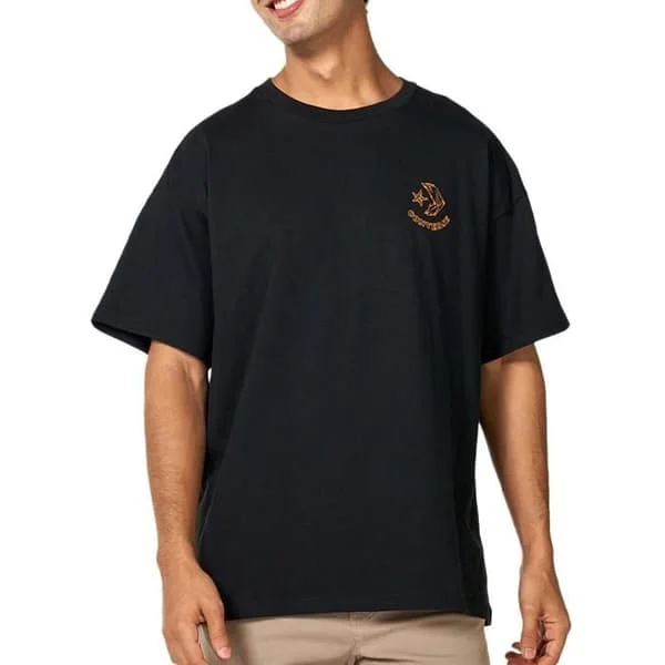 Svart T-shirt Herr Converse Outdoor