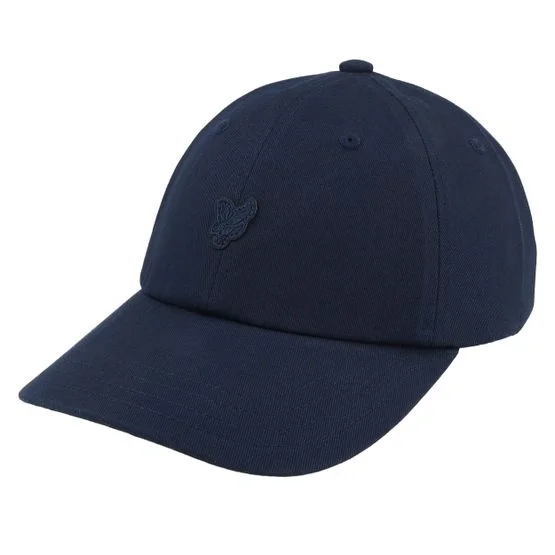 Lyle & Scott - Tonal Eagle Baseball Cap Dark Navy Dad Cap Unconstructed Blue Cap - @ Hatstore
