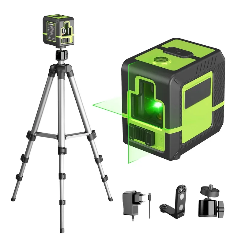 AliExpress - Lfine Laser niveau 2 lignes niveau professionnel Laser horizontal Vertical niveau Laser automatique 360 ° Outils de niveau laser à 