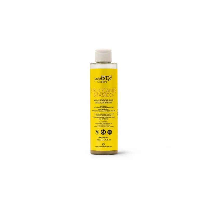 puroBIO Viso CARAE Struccante Bifasico 200ml - Olio detergente