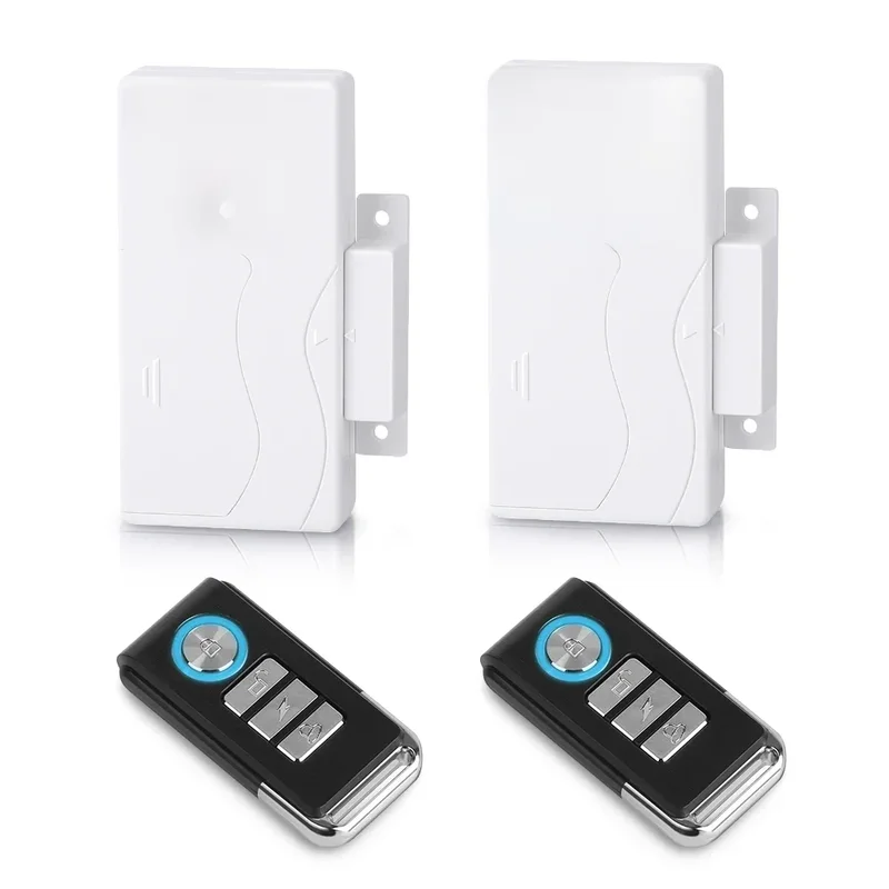 AliExpress - Nouveau capteur d'alarme antivol pour porte fenêtre, télécommande sans fil, Kit de système d'alarme antivol, sécurité domestique, 