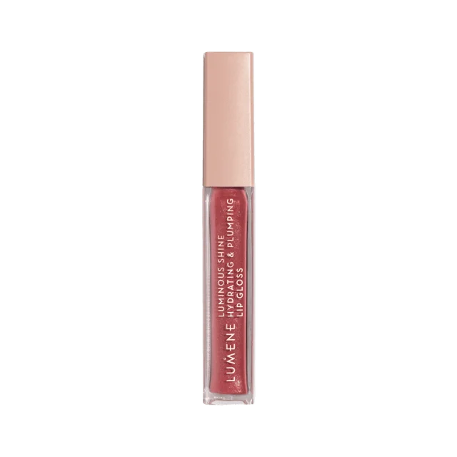 Lumene Luminous Shine Hydrating & Plumping Lip Gloss Läppglans Dam Rosa 5