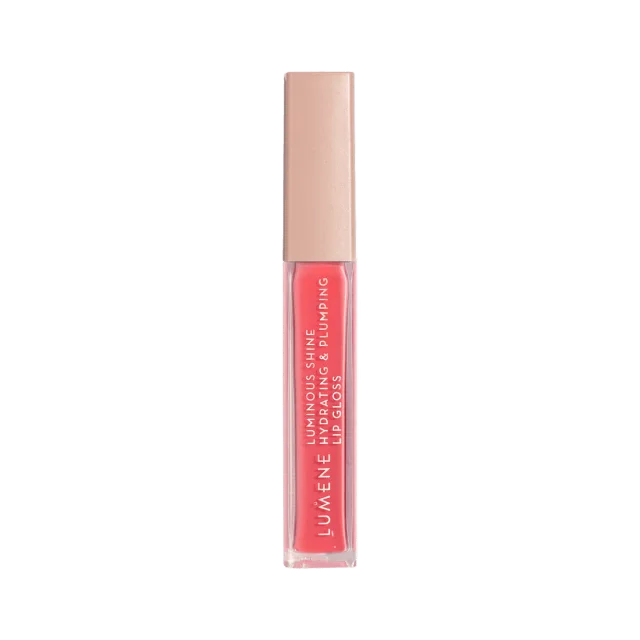 Lumene Luminous Shine Hydrating & Plumping Lip Gloss Läppglans Dam Rosa 5