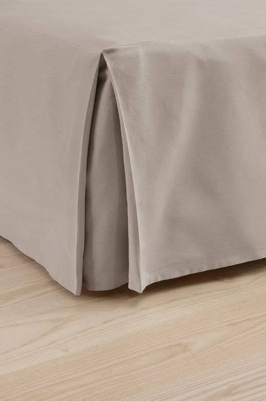 Jotex - 45 Cm - Ekologinen Harmaanbeige Harmaanbeige - COLOUR-helmalakana - Osta Helmalakanat Jotex