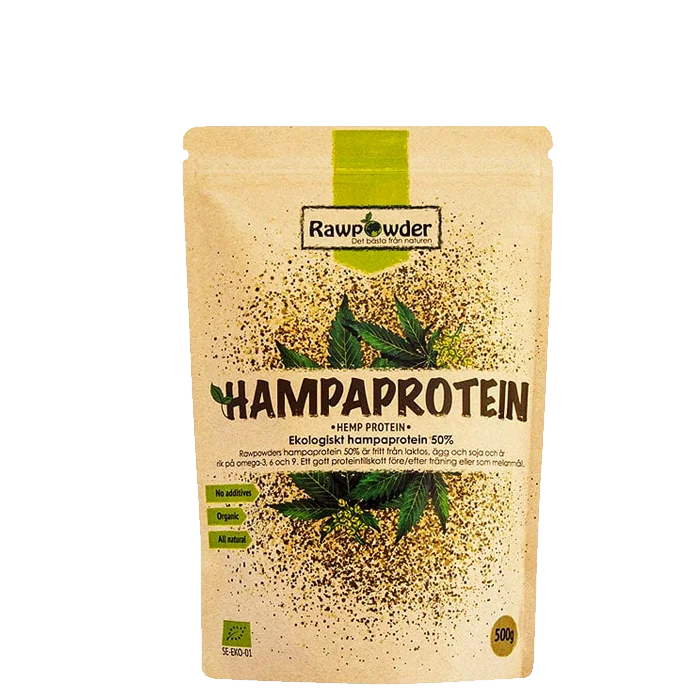 Rawpowder Ekologiskt Hampaprotein 500 g zink
