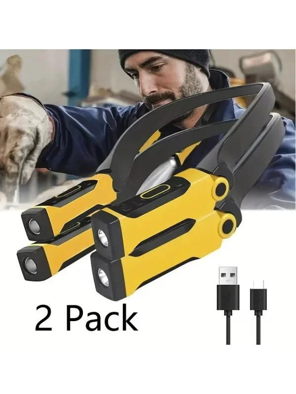 AliExpress - Lampe de lecture LED Rechargeable pour le cou, deux niveaux de luminosité, pour la lecture, le tricot, le Camping et la réparation, 2 