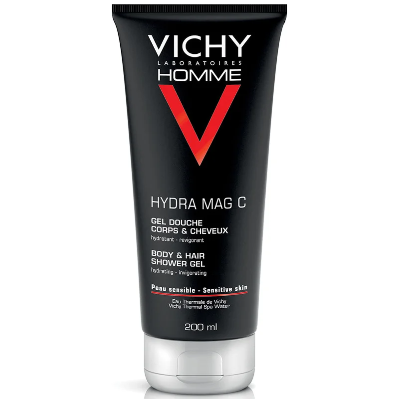 VICHY Homme Homme Hydra Mag C Gel doccia corpo e capelli 200ml Uomo - Bagno e Doccia