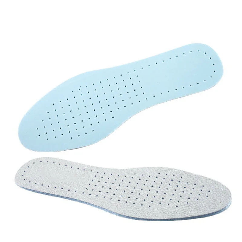 AliExpress - 1 paire/2 paires de semelles intérieures en cuir semelle intérieure de sport respirante semelle de chaussure élastique en Latex hommes et