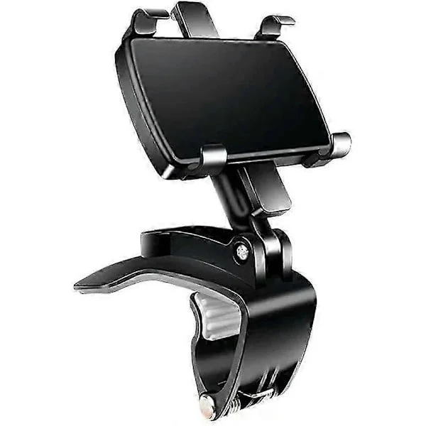 Bilinstrumentbräda Mobilhållare, Universal Bil Mobilhållare, 360° Roterbar Bil Mobilhållare för iPhone, Samsung, Xiaomi, Oppo, Motorola, Svart