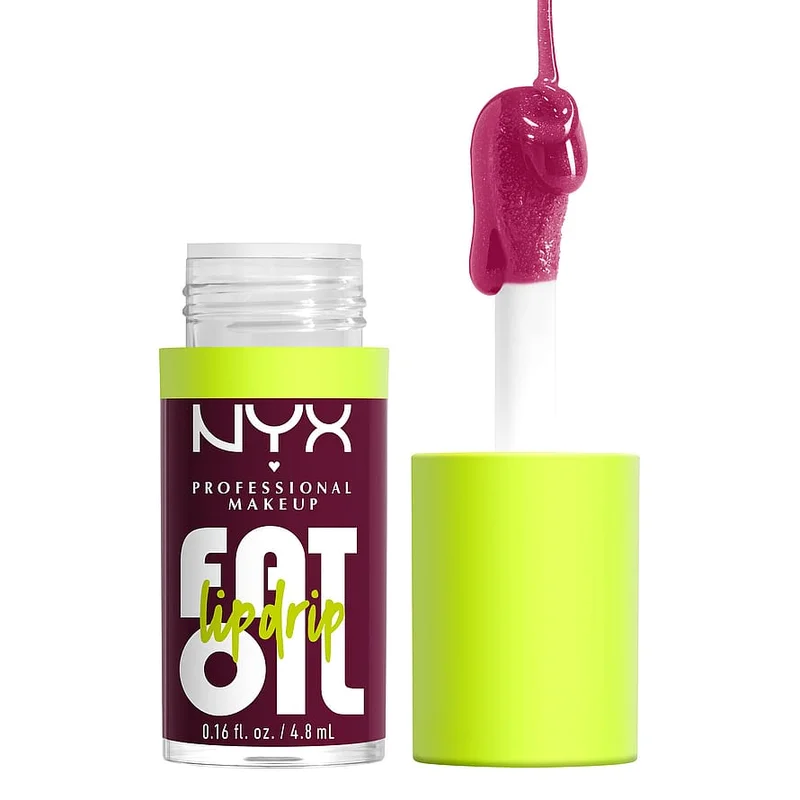 Spar 25% • Køb 2, NYX PROFESSIONAL MAKEUP Fat Oil Lip Drip Lip Oil 04 That's Chic, Makeup, Læber, Læbestift