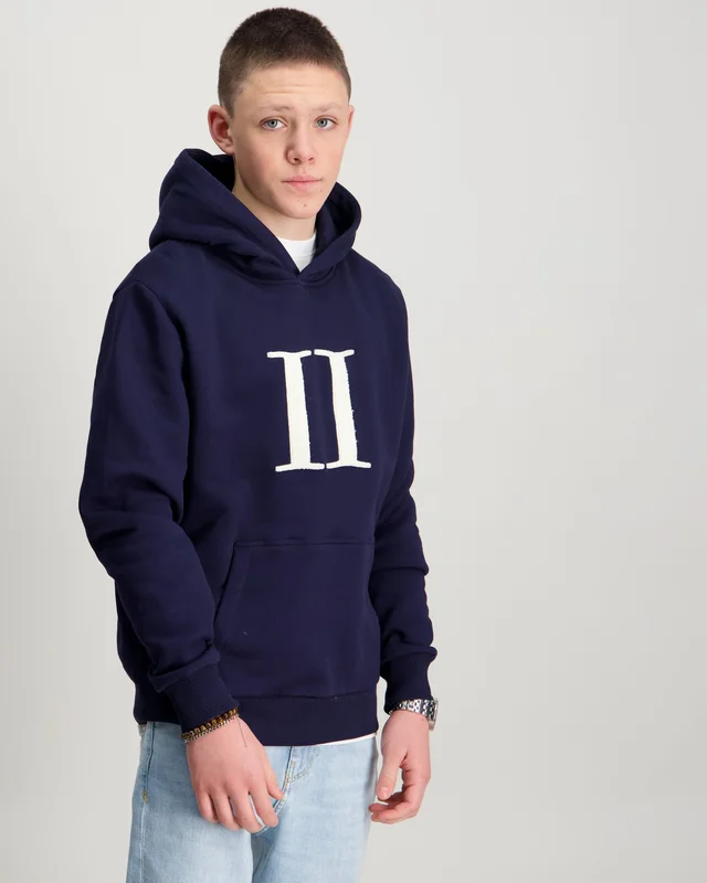 Les Deux Encore Bouclé Hoodie KIDS Blauw Hoodies Jongens - Kids Brand Store