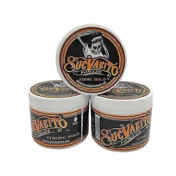 1-3X Suavecito Firme Classic Hårpomada - Stark Stadga Styling för Män & Kvinnor