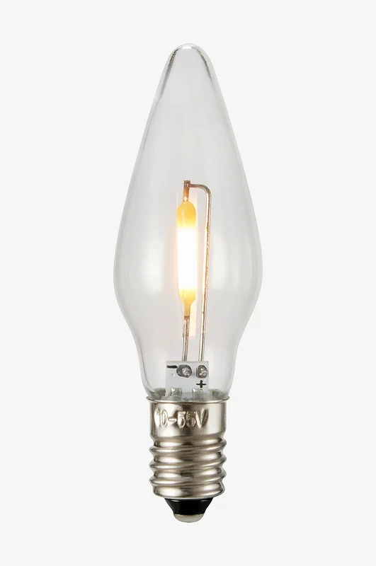 Markslöjd - Glödlampa Filament 7-P 10-55V 0,5W E10 LED - Transparent - Ljuskällor & glödlampor - Från Homeroom