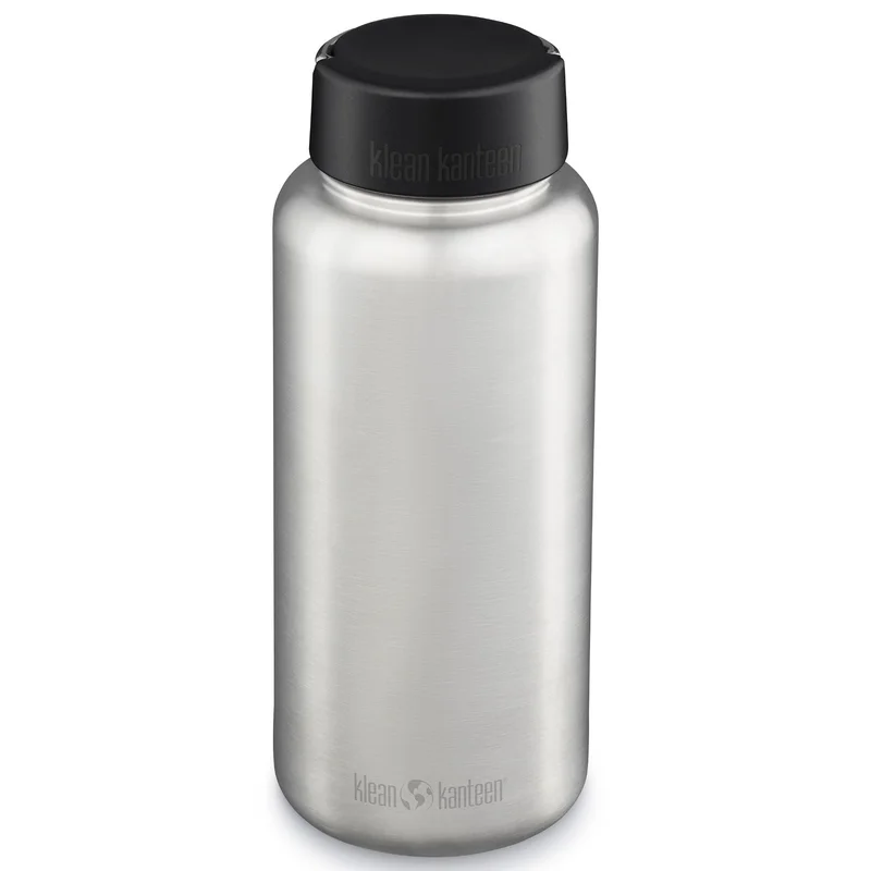 Klean kanteen Wide pullo 1182 ml, brushed stainless steel