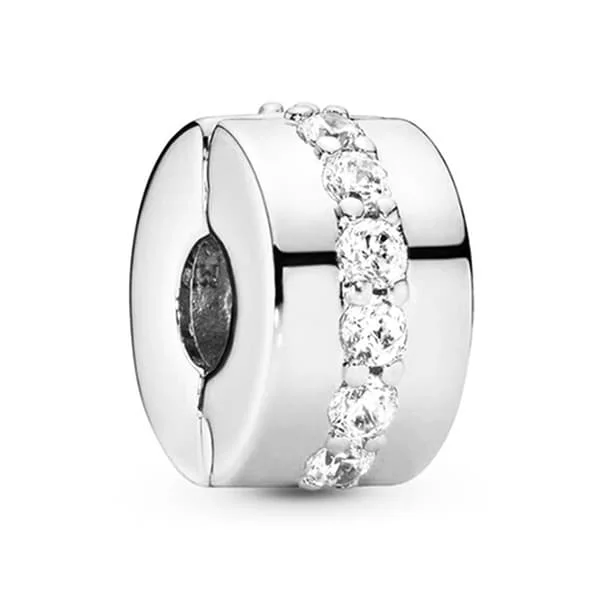 2025 925 Sterling Sølv Spacer Bead Anheng, Dame Clip-on Anheng, Kompatibel med Pandora Armbånd (Inkluderer En Spacer Bead) Sjøstjerne Clip