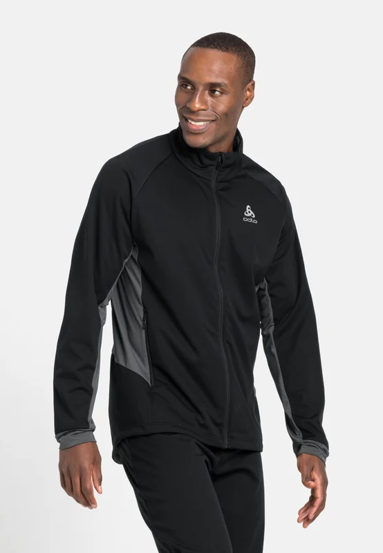 Odlo Veste de ski de fond Brensholmen pour homme, S, noir